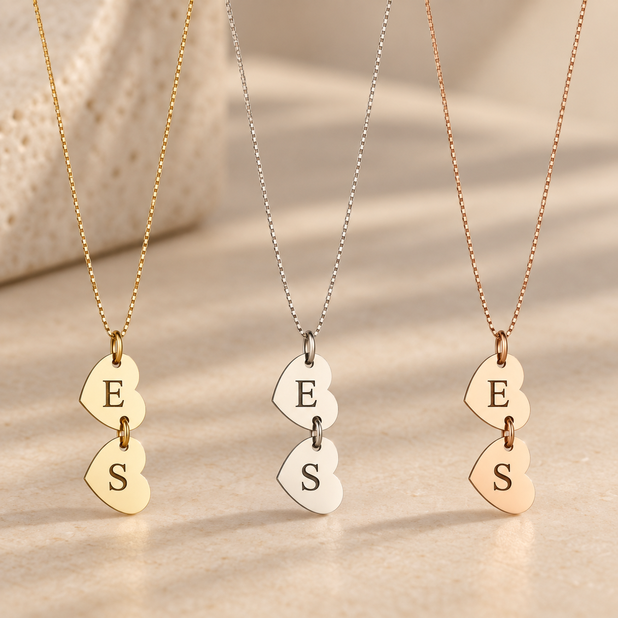 kisiye-ozel-e-s-iki-kalp-plaka-kolye-14k-altin-925-gumus-rose-gold-uc-renk
